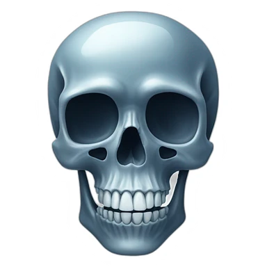 X Ray skull sticker