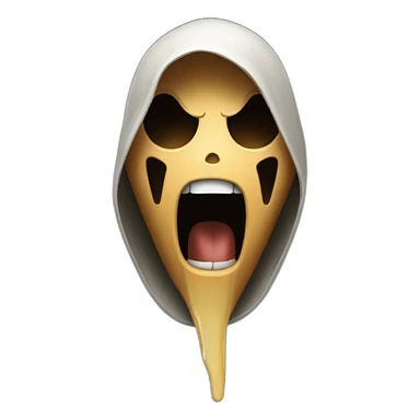 scream in the scream movie sticker