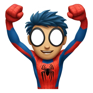 Spider-Man with thumbs up sticker