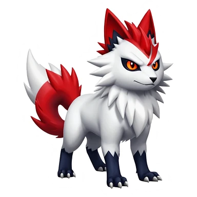 Shiny Litten-Zangoose-Absol-Hybrid (full body) sticker