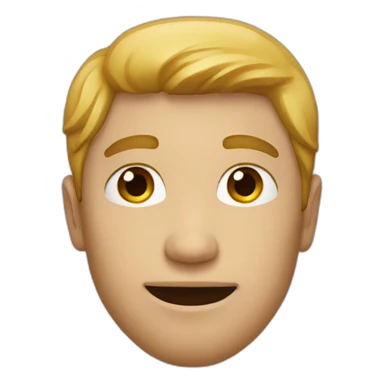 homme qui fait un coeur sticker