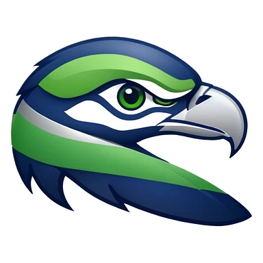 Create me a seahawks emoji sticker