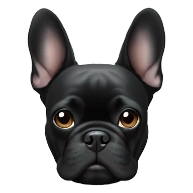 black frenchbulldog sticker