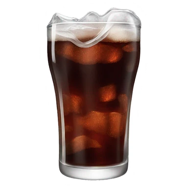 glass of coke sticker