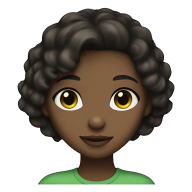 Brunette, brown eyed, fair skin ,girl with her green eyed black cat  sticker