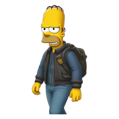 simpson bart sticker