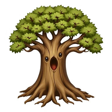 Hanging tree sticker