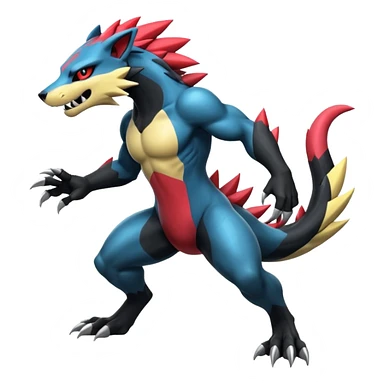 Zeraora-Obstagoon-Salandit-fusion sticker