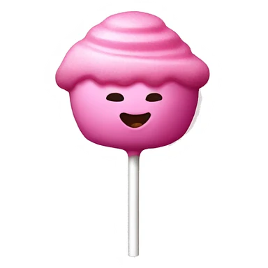 Pink Starbucks Cake pop  sticker