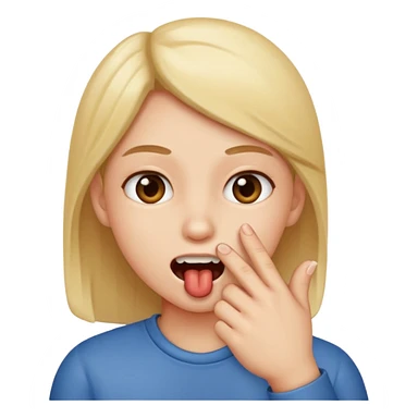 Muérdete el dedo sticker