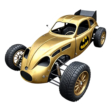 1:10 off-road lcg Basher Batman’s 1934 blackened tarnished C-3PO ford jaguar rc car (extra wide tires with fenders) sticker