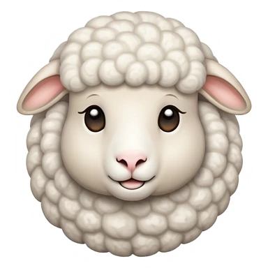 a cute sheep sticker