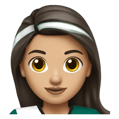 Philadelphia Eagles cheerleader brunette  sticker