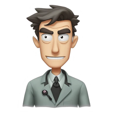 Dr doofenshmirtz, phineas and ferb sticker