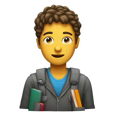 Hardworking student sticker