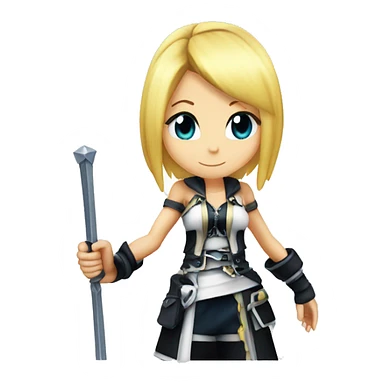 kingdom hearts namine sticker