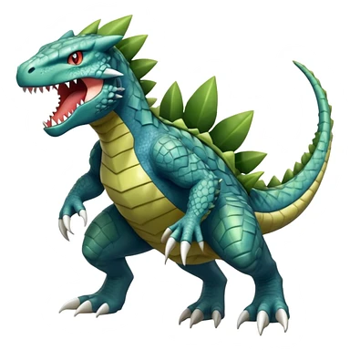 Sceptile-Feraligatr-Pokémon-Fakémon-creature sticker