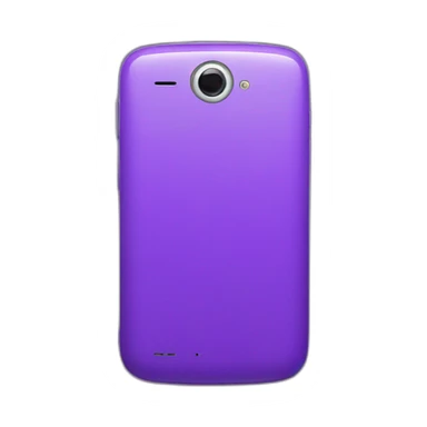 purple smartphone sticker