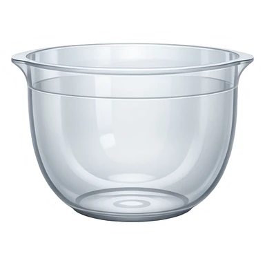 Mixing bowl plastic sticker