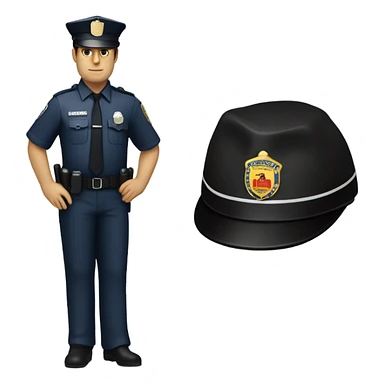 spanish police sticker