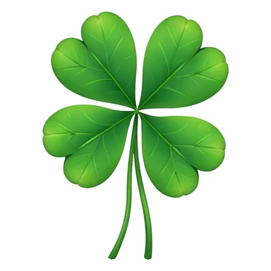 Trebol de 5 hojas emoji sticker