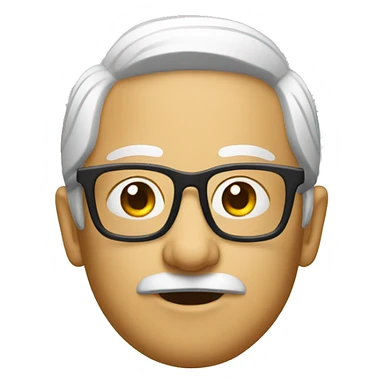 Lamma with glasses sticker