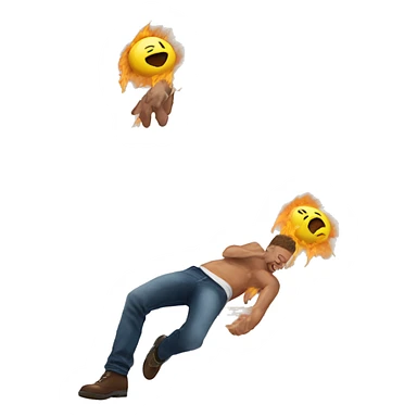 My ex boyfriend falling sticker