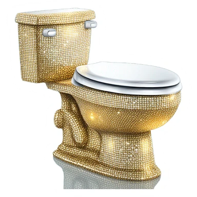 Diamon toilet sticker