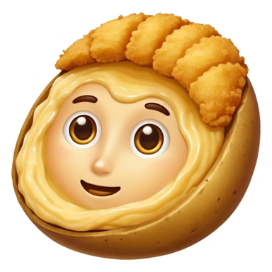 breaded potato puree very tasty mmmm sticker