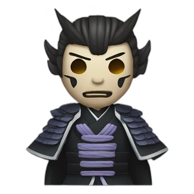 suit oni samurai sticker