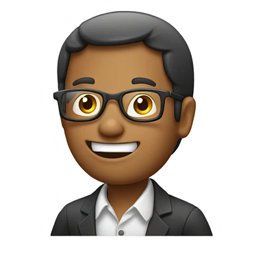 Emoji van mezelf op een fiets sticker