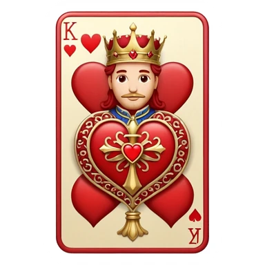 King of Hearts sticker