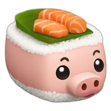 Sushi cochon d Inde sticker