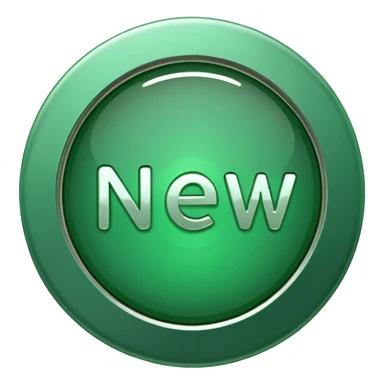 emoji of a green badge with the work 'new' inside sticker