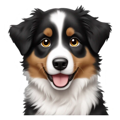 australian shepherd puppy sticker