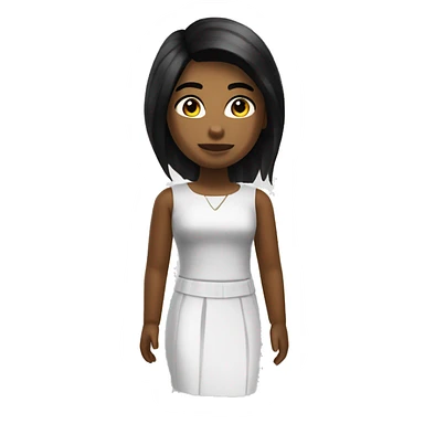 Girl from Roblox dress to impress with stylish clothes sticker