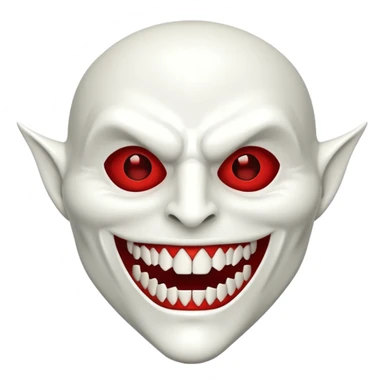 Vampire mask sticker