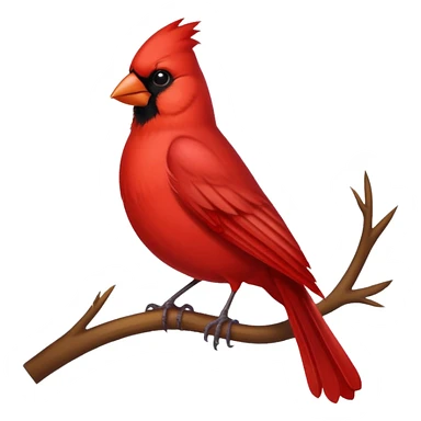 Red Cardinal emoji sticker