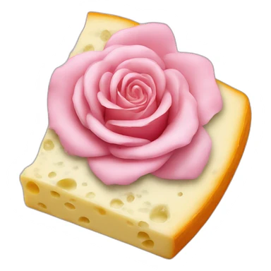 Fromage rose sticker
