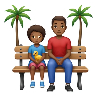 Haiti seats for Daddy sticker