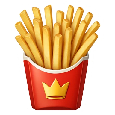 Porzione di patatine piccola sticker