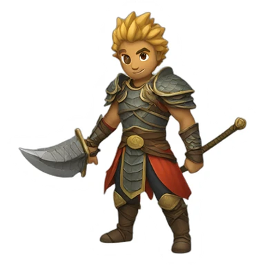 dragon warrior sticker