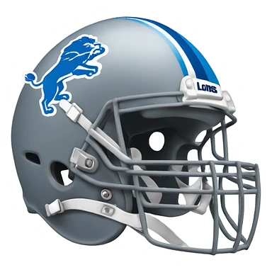 Detroit lions helmet  sticker