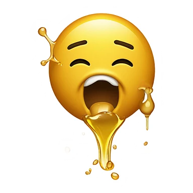 vomiting honey sticker