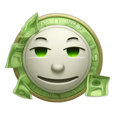 MONEY SMILE sticker
