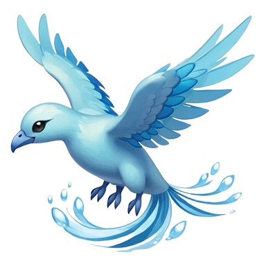 Elemental Flying-type-Water-type natural Pokémon-Fakémon-creature sticker