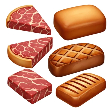 8 made of meat sticker
