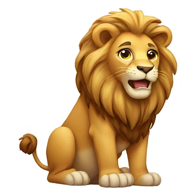 Lion sort sticker