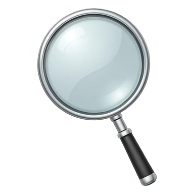 dead simple magnifying glass sticker