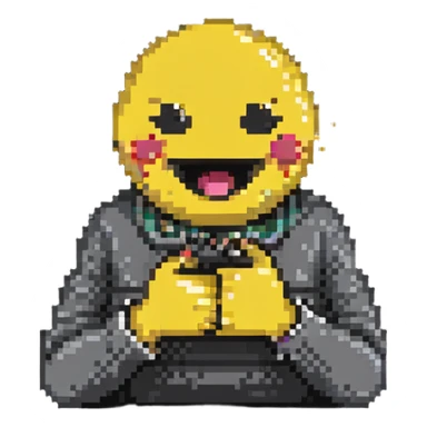 choking emoji with hands reaching out sticker